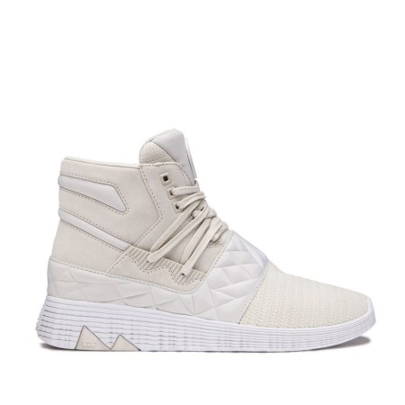 Supra Jagati Beige Høye Sneakers Herre [NO-1-I371]